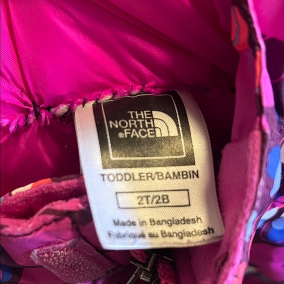 The North Face Pink Hyvent Toddler Jacket - Picture 2 of 2
